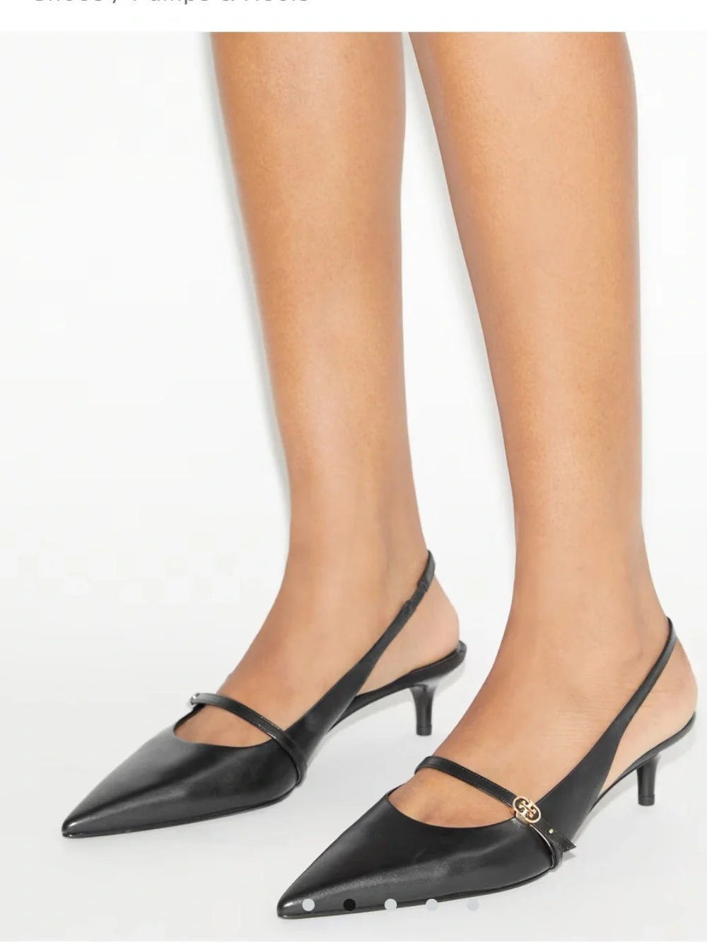 TORY BURCH DOUBLE T BUCKLE MARY JANE SLINGBACK $325 size 10  Perfect Black